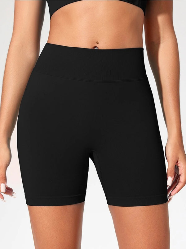 Chic High-Waist Yoga Shorts