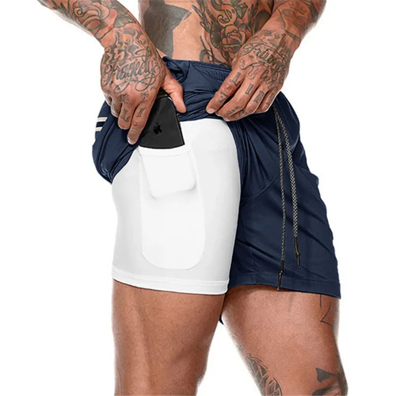 Quick-Dry Men's Running Shorts